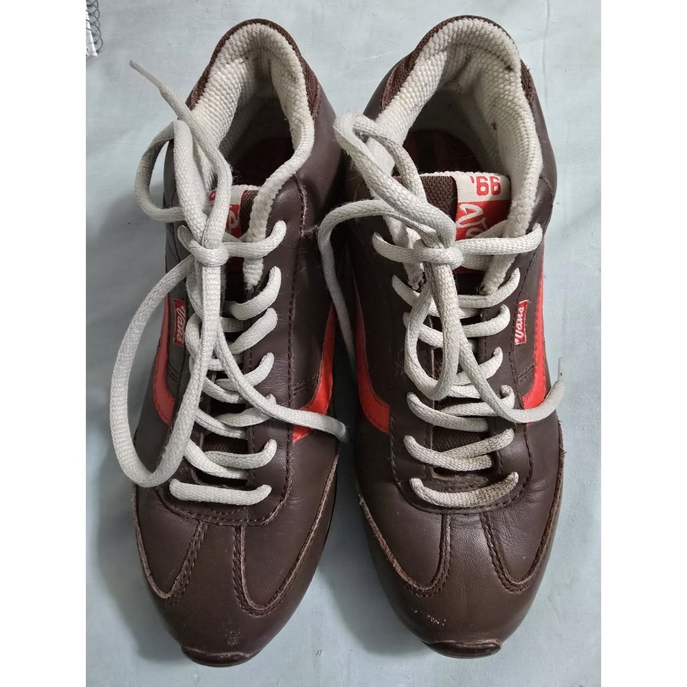 Vintage Miya High Top Brown‎ Van Sneakers Size 6